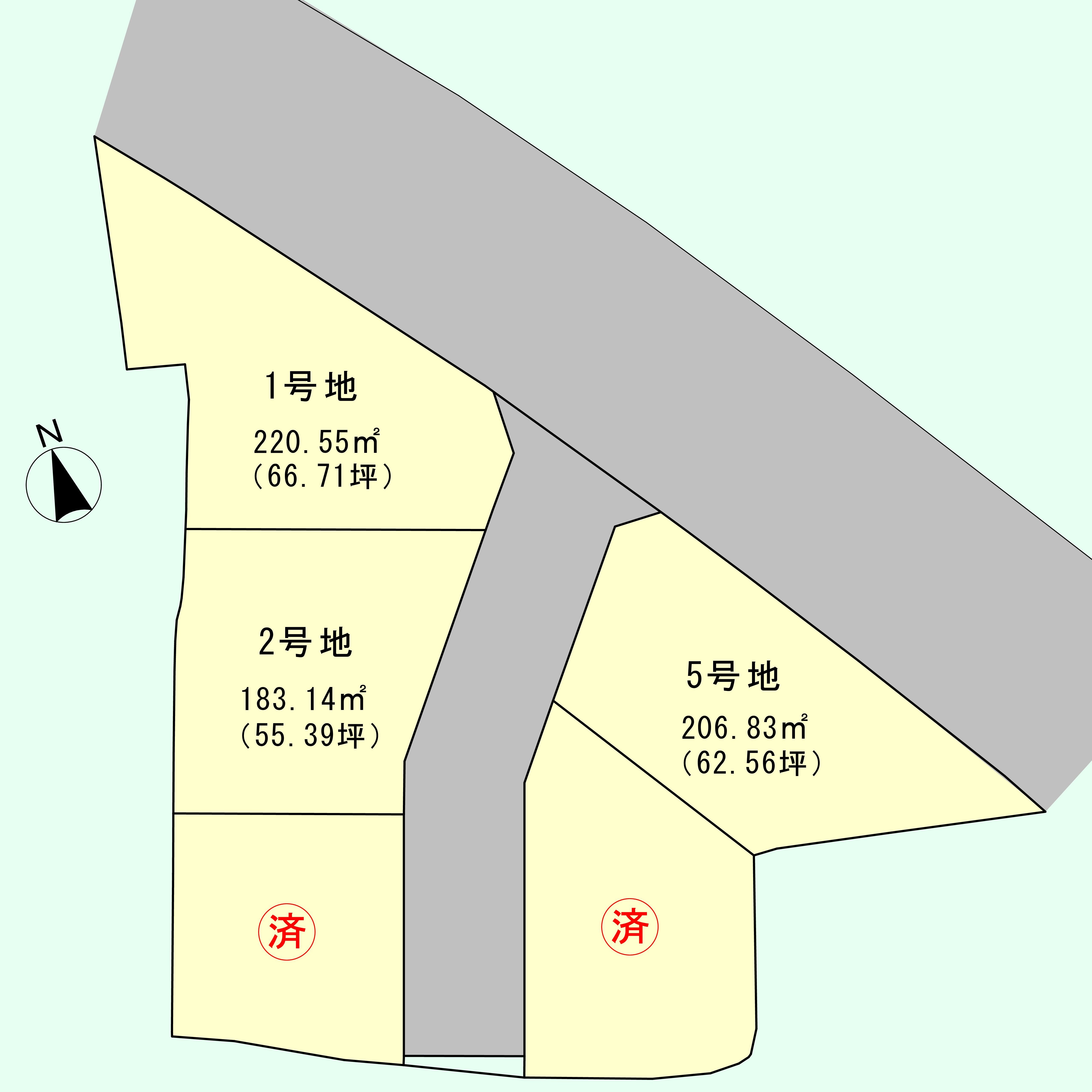 260111クレールタウン御名Ⅲ　区画図.jpg